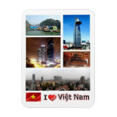 Vietnam - I Liebe - Magnet (Vertikal)