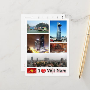 Vietnam - I Liebe - Postkarte