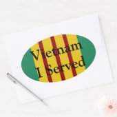 Vietnam I servierte Oval Stickers (Umschlag)