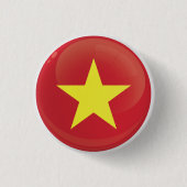 Vietnam-Icon-Flagge Button (Vorderseite)