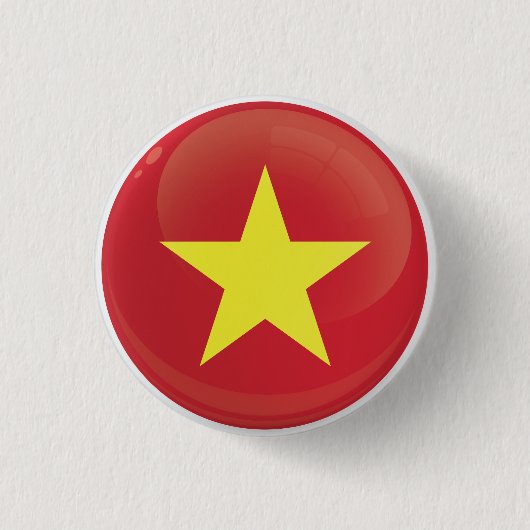Vietnam-Icon-Flagge Button (Vorderseite)
