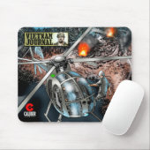 Vietnam Journal Ripcord-Mauspad Mousepad (Mit Mouse)