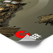 Vietnam Journal V1 Designplakat Poster (Ecke)