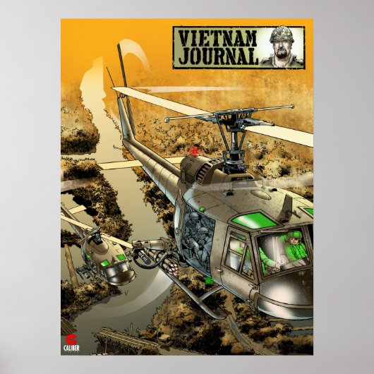Vietnam Journal V1 Designplakat Poster (Vorne)