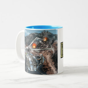Vietnam Journal V2 Design-Kaffee-Tasse Zweifarbige Tasse