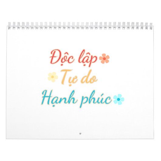 VIETNAM-Kalender - Unabhängigkeit - Glück der Frei Kalender (Titelbild)