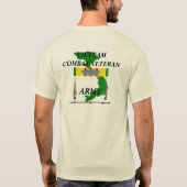 Vietnam-Kampf-Veteranen-T-Shirt T-Shirt (Rückseite)