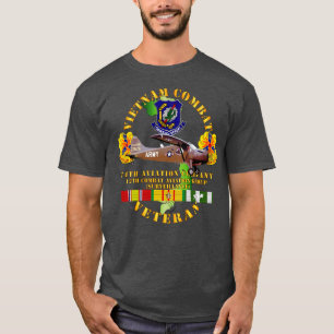 Vietnam Kampfvet 74th Aviation Company 12. Kampf T-Shirt