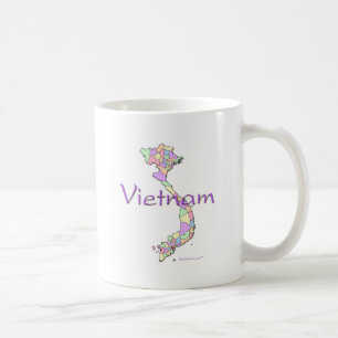 Vietnam-Karte Kaffeetasse