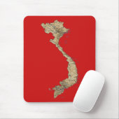 Vietnam-Karte Mousepad (Mit Mouse)