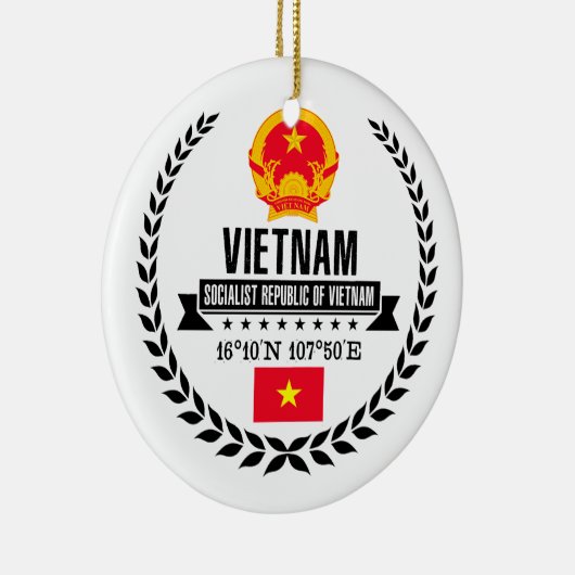 Vietnam Keramik Ornament (Rechts)