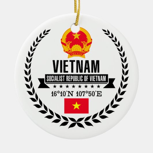 Vietnam Keramik Ornament (Vorne)
