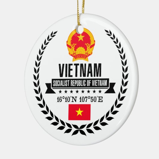 Vietnam Keramik Ornament (Links)