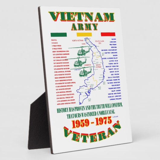 VIETNAM-KRIEG. AMERICAN ARMY VETERAN FOTOPLATTE (Seite)