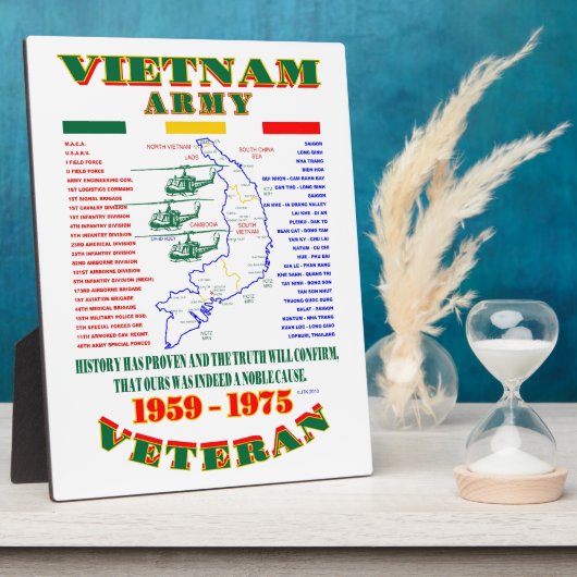 VIETNAM-KRIEG. AMERICAN ARMY VETERAN FOTOPLATTE (Seite)