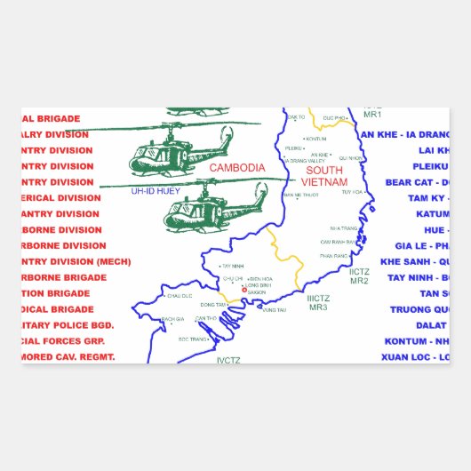 VIETNAM-KRIEG. AMERICAN ARMY VETERAN RECHTECKIGER AUFKLEBER (Vorderseite)