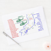 VIETNAM-KRIEG. AMERICAN ARMY VETERAN RECHTECKIGER AUFKLEBER (Umschlag)