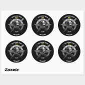 VIETNAM-KRIEG VETERAN RUNDER AUFKLEBER (Blatt)