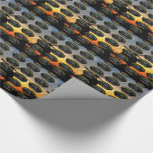 Vietnam Krieg Veteranen Veteranen Patch Geschenkpapier (Ecke)