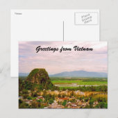 Vietnam Landgrüße Postkarte (Vorne/Hinten)