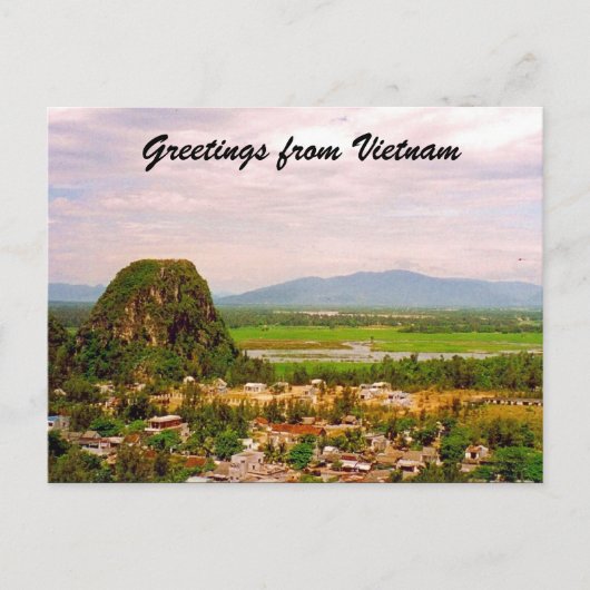 Vietnam Landgrüße Postkarte (Vorderseite)