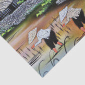 Vietnam Landscape Rice Fields Tissue Decoupage Seidenpapier (Ausschnitt)