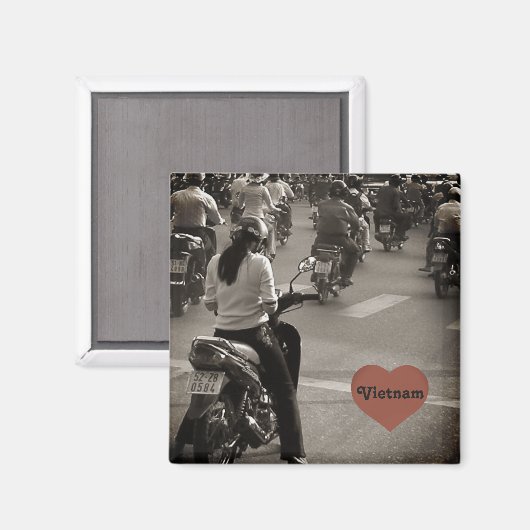 Vietnam Magnet (Vorderseite/Rückseite)