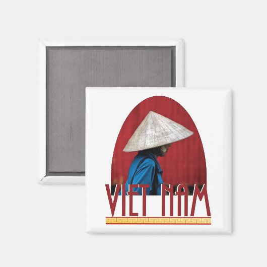 VIETNAM MAGNET (Vorderseite/Rückseite)