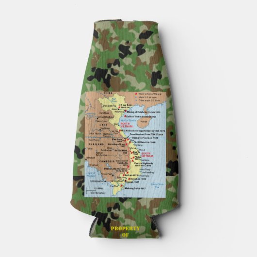 VIETNAM MAP FLASCHENKÜHLER (Vorderseite)