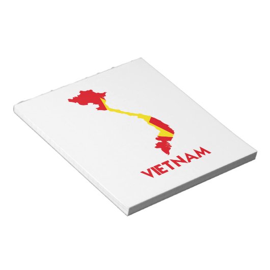 VIETNAM MAP NOTIZBLOCK (angewinkelt)