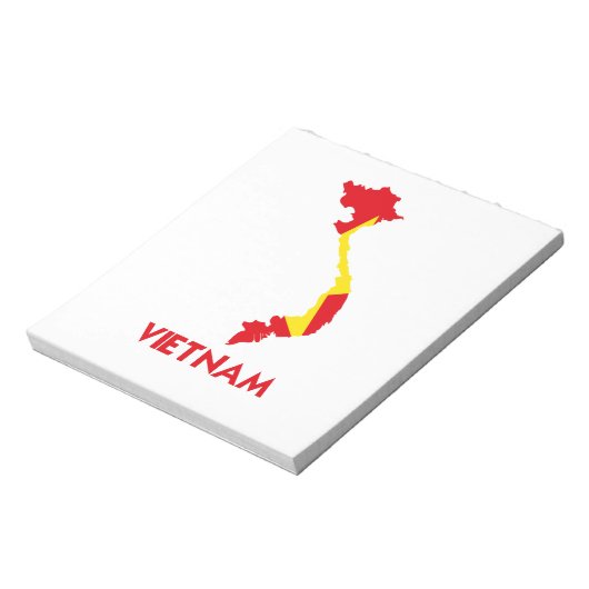VIETNAM MAP NOTIZBLOCK (Rotiert)