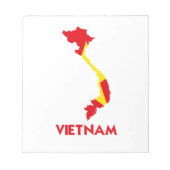 VIETNAM MAP NOTIZBLOCK (Vorderseite)