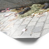 Vietnam-Mauer Fotodruck (Ecke)