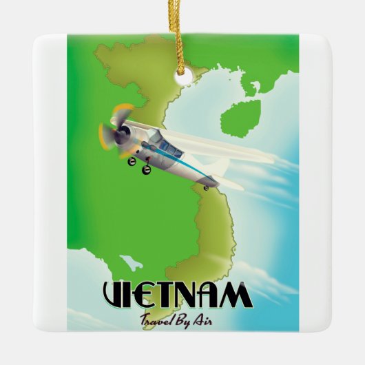 Vietnam nach Air Ferien Druck. Keramikornament (Vorderseite)