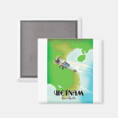 Vietnam nach Air Ferien Druck. Magnet (Vorderseite/Rückseite)