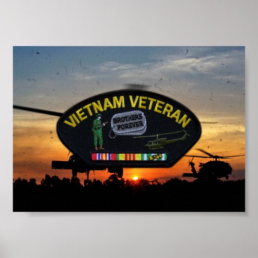 Vietnam Nam War LRPS Veterans Vets Patch Poster (Vorne)