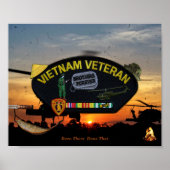 Vietnam Nam War Vets Veterans Patch Poster (Vorne)