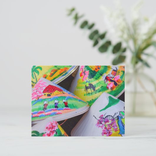 Vietnam Non-La oder Conical Hat Postkarte (Stehend Vorderseite)