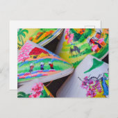 Vietnam Non-La oder Conical Hat Postkarte (Vorne/Hinten)