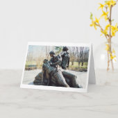 Vietnam Nurses Memorial Karte (Gelbe Blume)