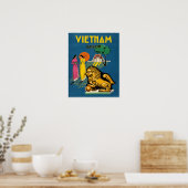 Vietnam-Plakat Poster (Küche)