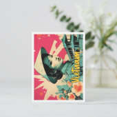 Vietnam Pop Art Travel Illustration Postkarte (Stehend Vorderseite)