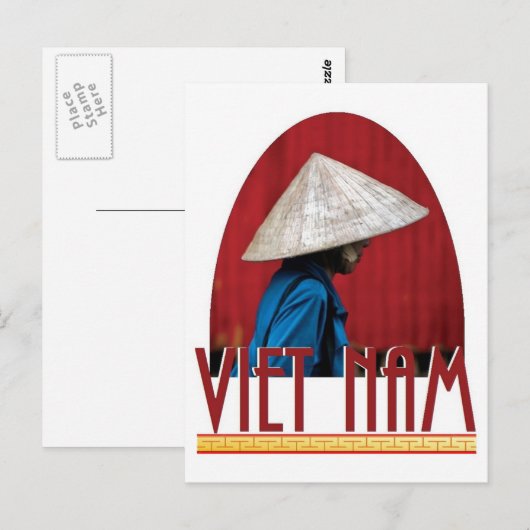 VIETNAM POSTKARTE (Vorne/Hinten)