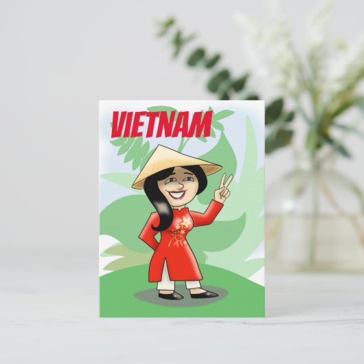 Vietnam Postkarte (Stehend Vorderseite)