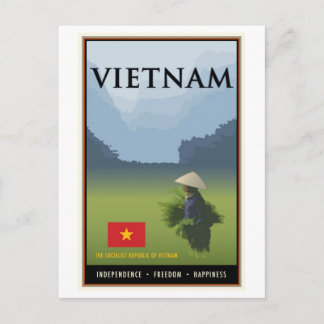Vietnam Postkarte