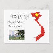 Vietnam Postkarte (Vorderseite)