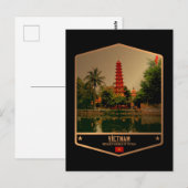 Vietnam Postkarte (Vorne/Hinten)