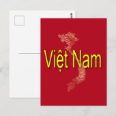 Vietnam Postkarte (Vorne/Hinten)