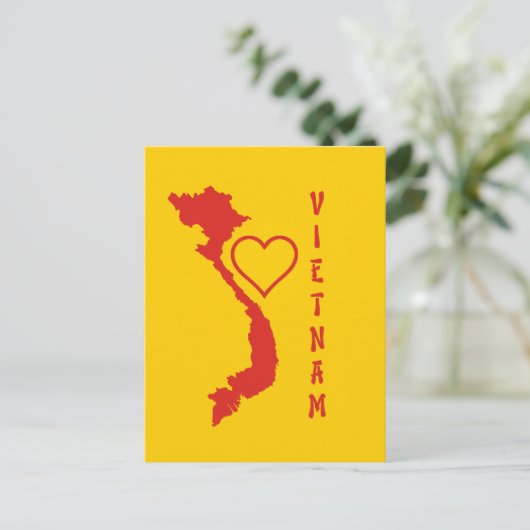 Vietnam Postkarte (Stehend Vorderseite)