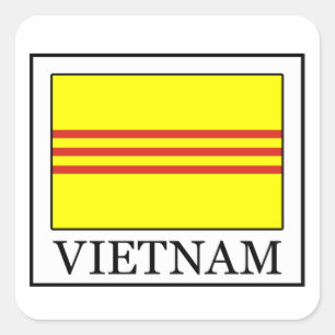 Vietnam Quadratischer Aufkleber